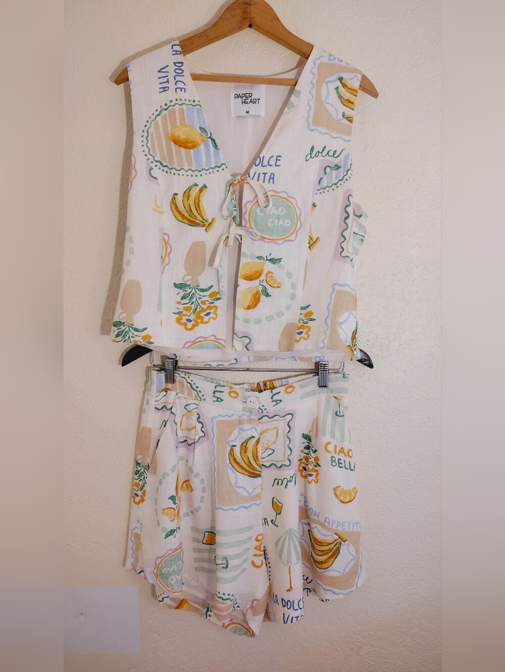 Paper Heart La Dolce Vita Vest And Bottoms Set - Picture 4 of 16